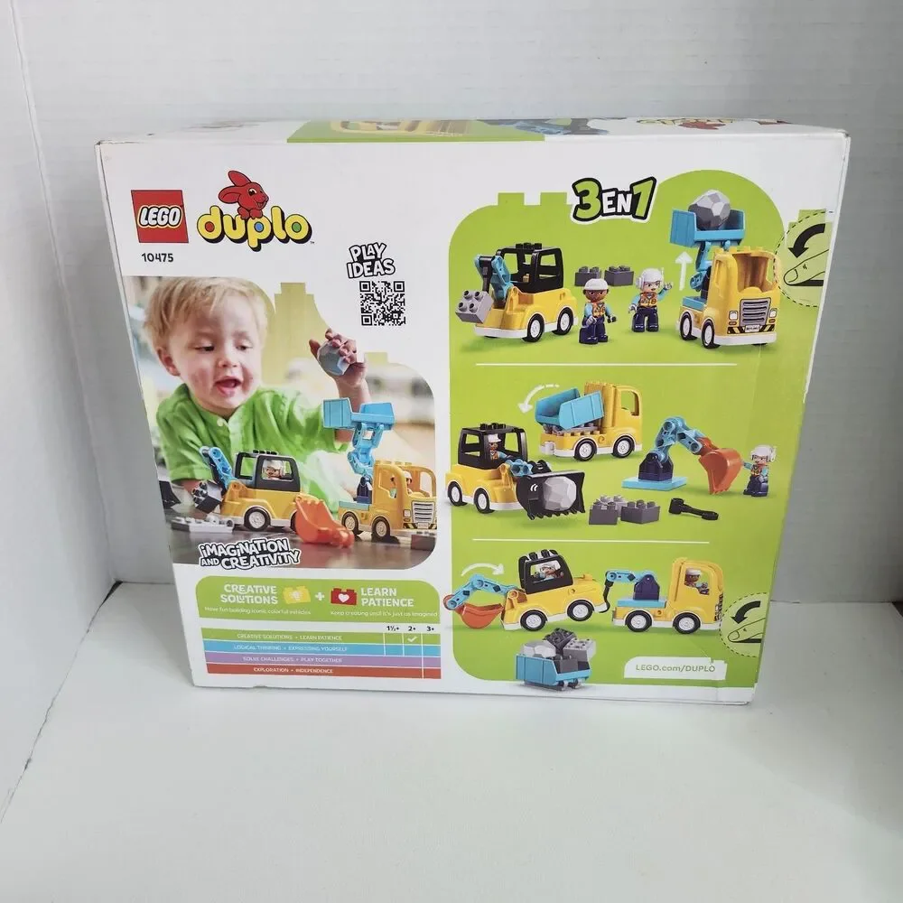 LEGO DUPLO 10475 Truck & Tractor Excavator Building Toy New-in-Box